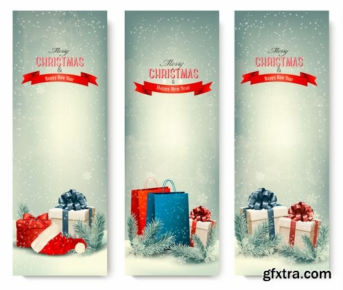 Christmas banners 2-25 Eps