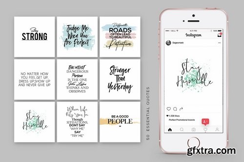 50 Instagram Essential Quotes Vol 1