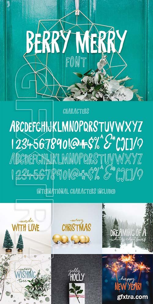 CreativeMarket - Berry Merry Font 2163142