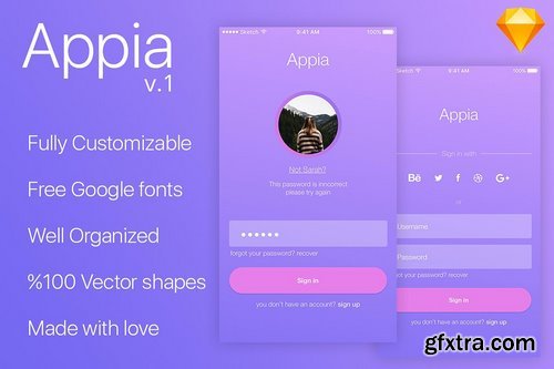 CM - Appia Login-Registration UI 1876767