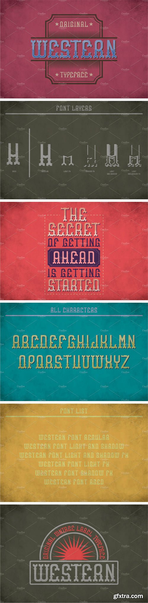 CM - Western Vintage Label Typeface 2148405