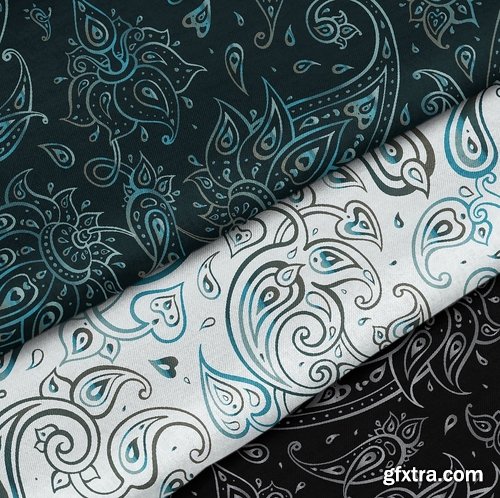 CM - Paisley Golden Patterns 2121583