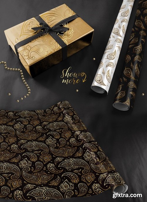 CM - Paisley Golden Patterns 2121583