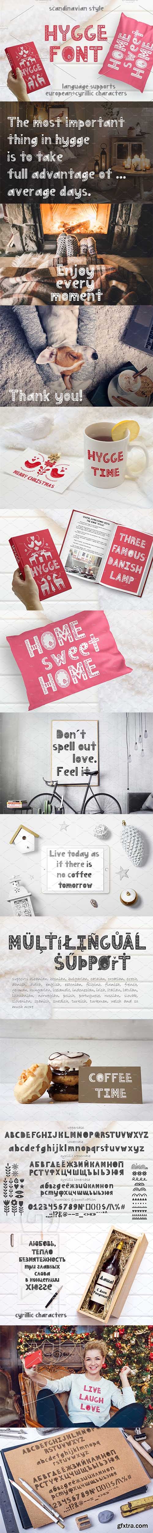 CreativeMarket - Hygge Scandinavian font 2162603