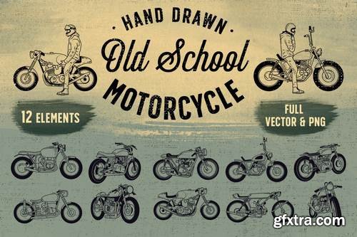 OLD SCHOOL MOTORCYCLE
