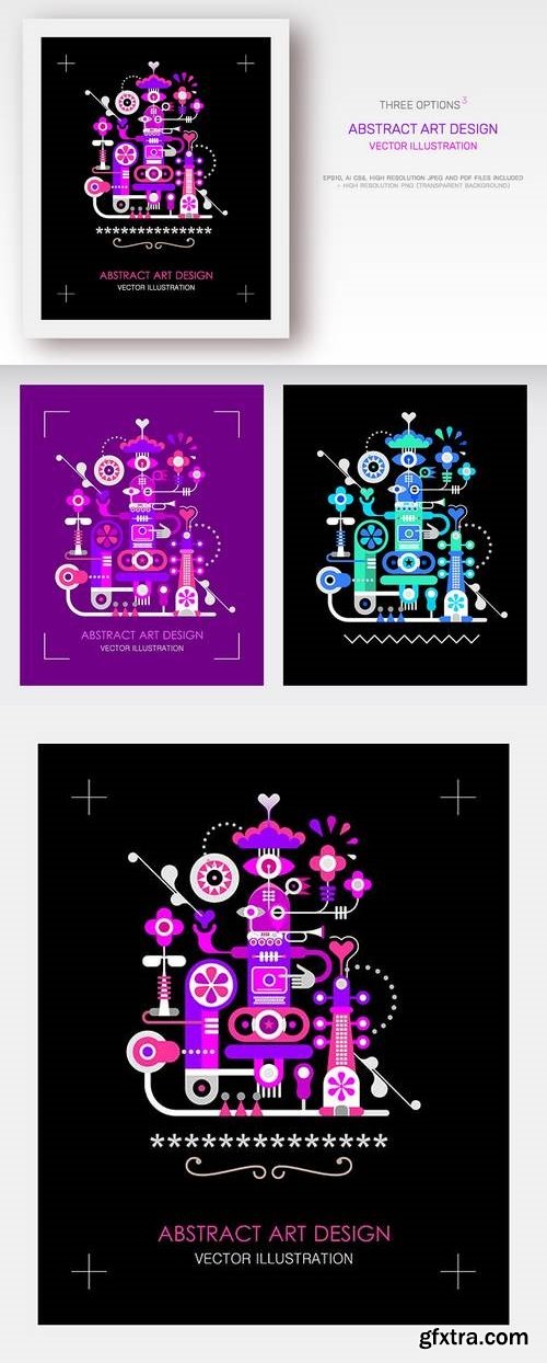 Abstract Art Designs (3 options)