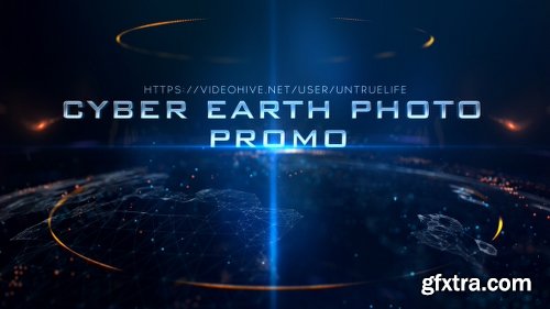 Videohive Cyber Earth Photo Promo 19532922