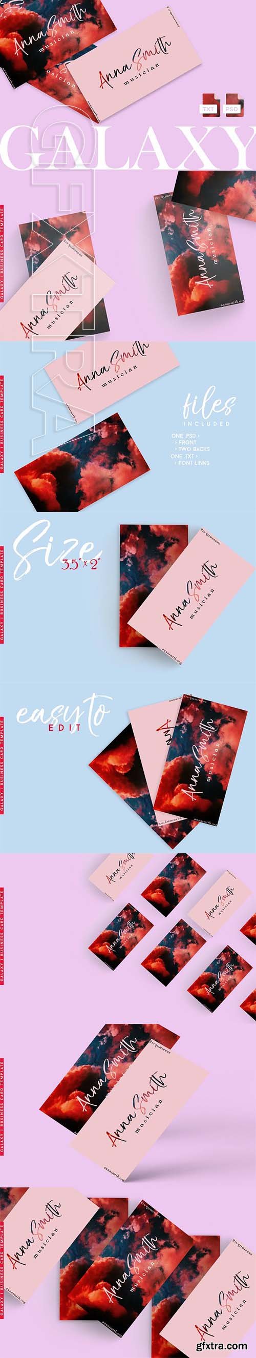CreativeMarket - GALAXY Modern Business Card 2172139