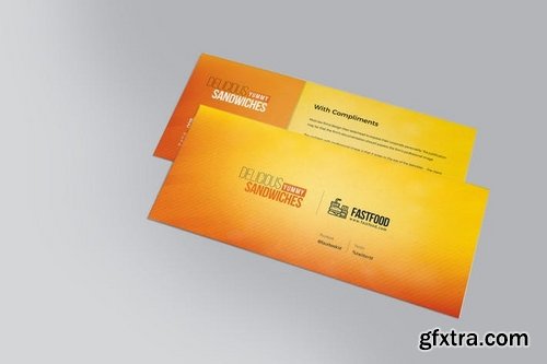 Fastfood Corporate Compliment Card