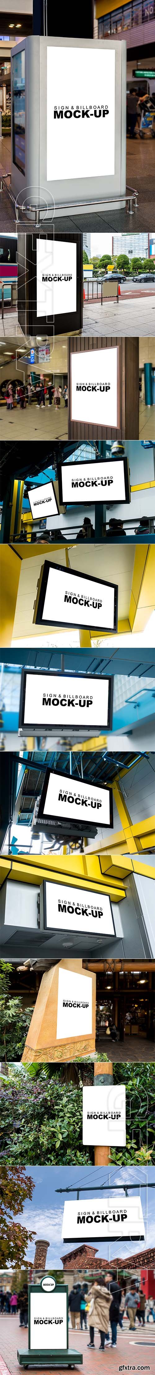 Sign and Billboard MOCK-UP vol.3