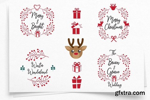 CreativeMarket Monalisa V2 Fonts & Illustrations 2116801