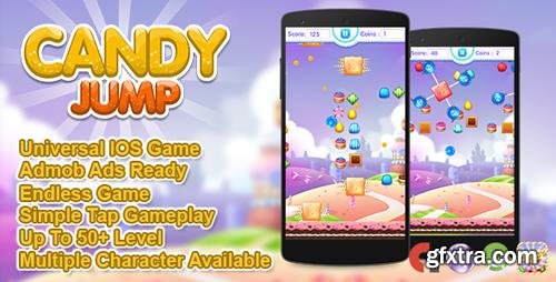 CodeCanyon - Candy Jump v1.0 - IOS XCODE Source Admob + Multiple Characters - 19762758