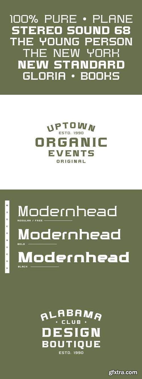 Modernhead Serif Typeface