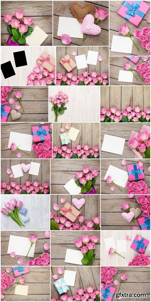 Love, Romance, Heart, Gifts - Valentines Day part 2 - Set of 24xUHQ JPEG Professional Stock Images