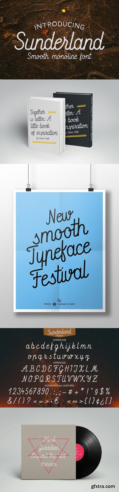 CM - Sunderland - Smooth script font 1826535