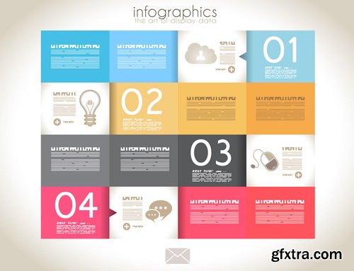 Collection of Infographics 50xEPS