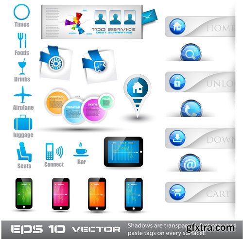 Collection of Infographics 50xEPS