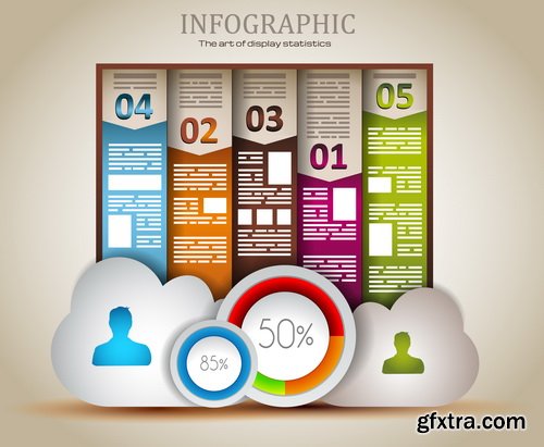 Collection of Infographics 50xEPS