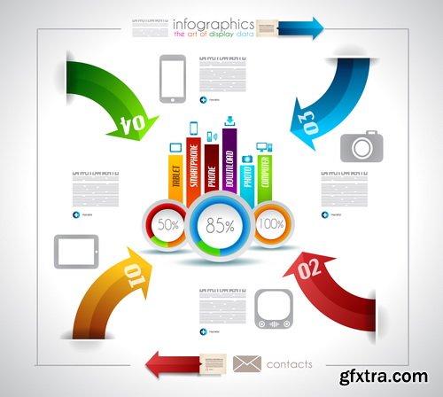 Collection of Infographics 50xEPS