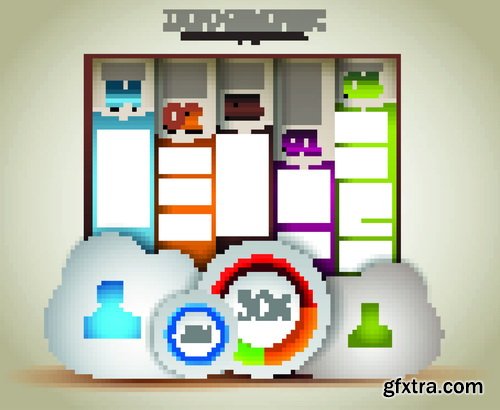 Collection of Infographics 50xEPS