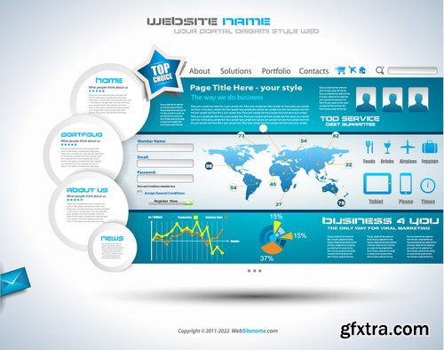 Collection of Infographics 50xEPS