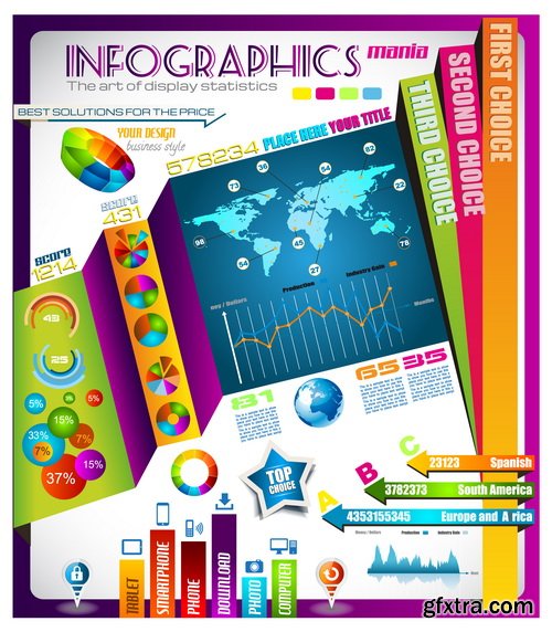 Collection of Infographics 50xEPS