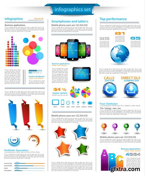 Collection of Infographics 50xEPS