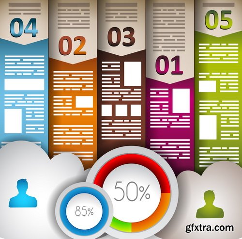 Collection of Infographics 50xEPS