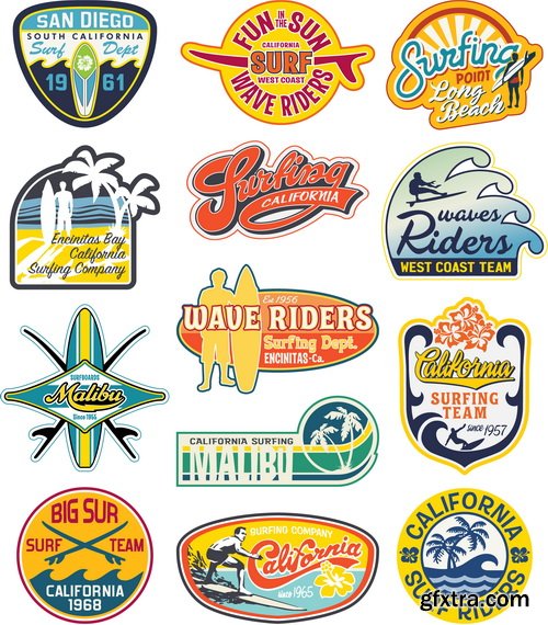 Collection of Retro Labels 25xEPS