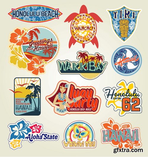 Collection of Retro Labels 25xEPS