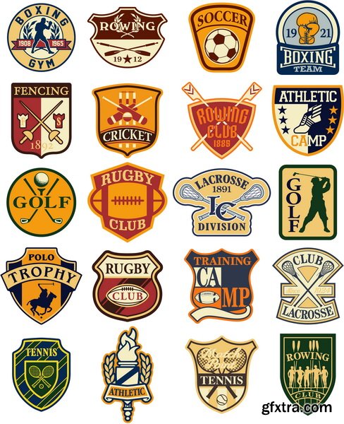 Collection of Retro Labels 25xEPS