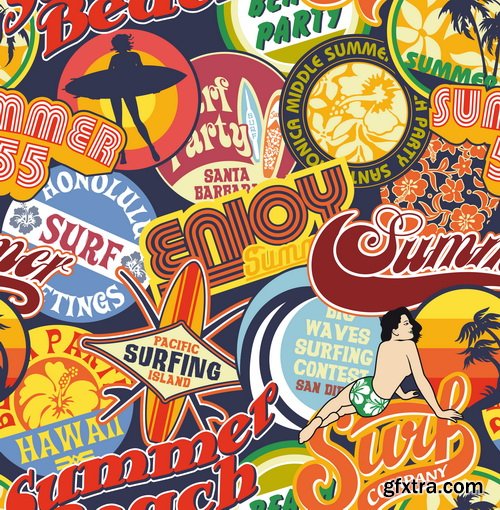 Collection of Retro Labels 25xEPS