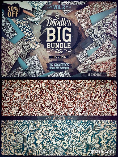 CM - Big Doodle Patterns Bundle #2 2100651