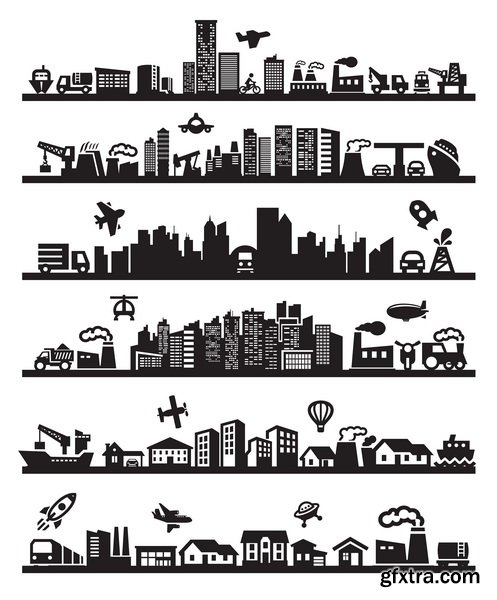 City Vector Collection & Icon Sets 25xEPS City Vector Collection & Icon Sets 25xEPS