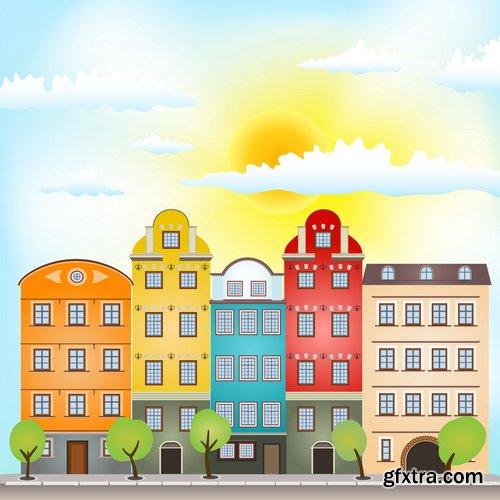 City Vector Collection & Icon Sets 25xEPS City Vector Collection & Icon Sets 25xEPS