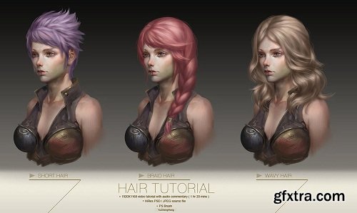 Gumroad - Yu Cheng Hong - Hair Tutorial