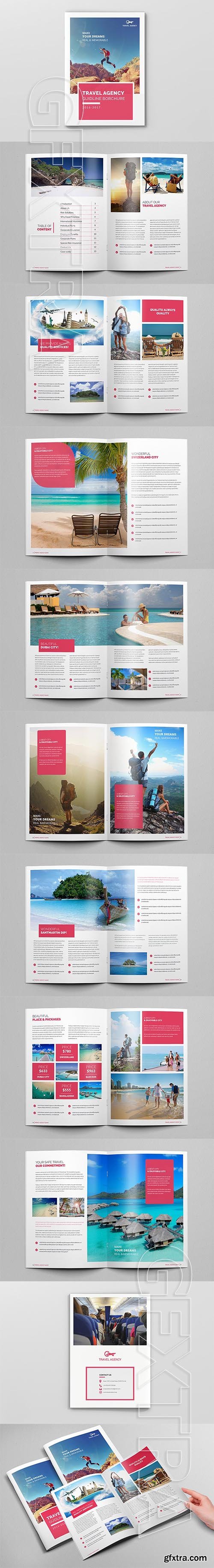 CreativeMarket - Travel Brochure 2180334