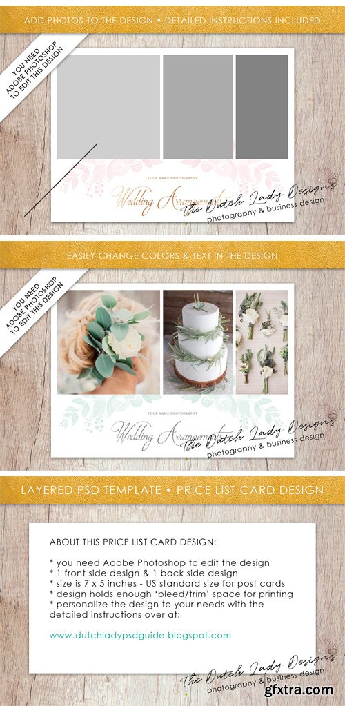 CM PSD Photo Price Card Template 12 2164369 » GFxtra