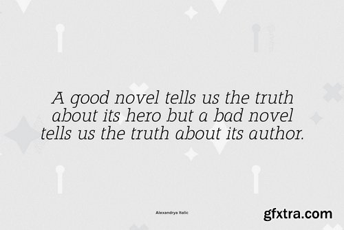 Alexandrya Font Family