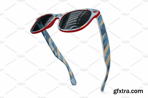 CM - Rayban Sun Glasses Mockup 2174013