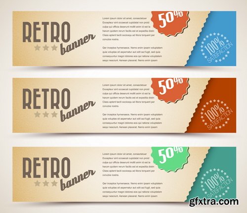 Big Collection of Vector Banners 50xEPS