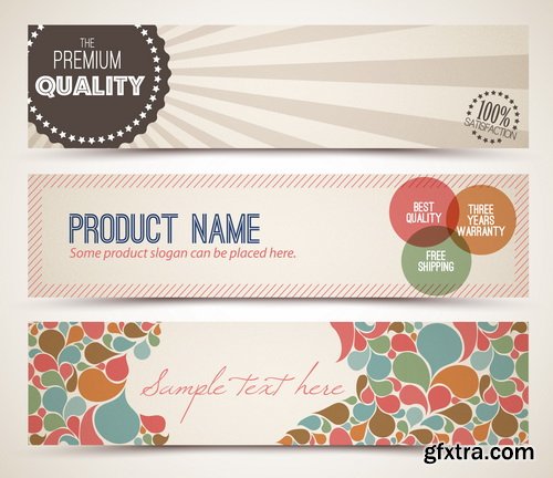 Big Collection of Vector Banners 50xEPS