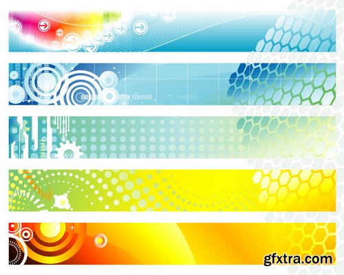 Big Collection of Vector Banners 50xEPS