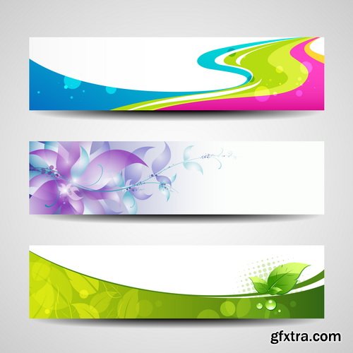 Big Collection of Vector Banners 50xEPS