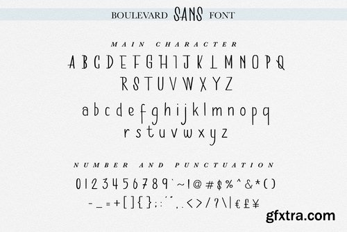 CM - Boulevard - Handwritten Font Duo 2181565