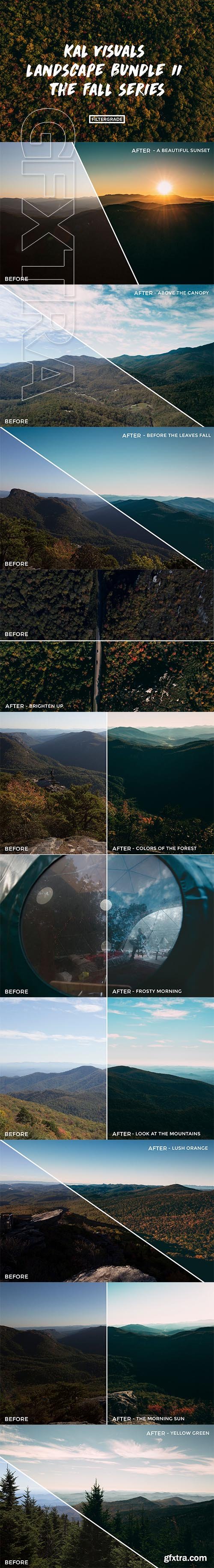 Kal Visuals Landscape Lightroom Presets II