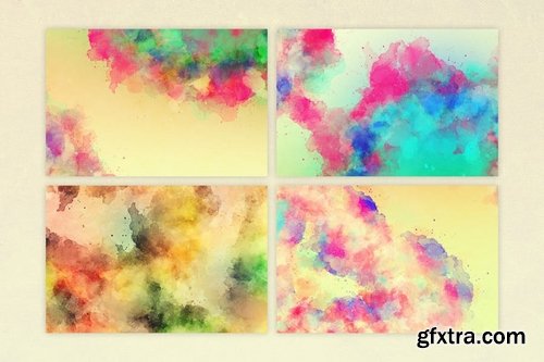 Vibrant Watercolor Textures Vibrant Watercolor Textures