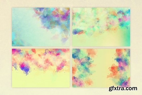 Vibrant Watercolor Textures Vibrant Watercolor Textures