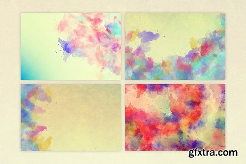 Vibrant Watercolor Textures Vibrant Watercolor Textures