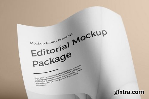 Poster A4 Letterhead Mockup Vol 3